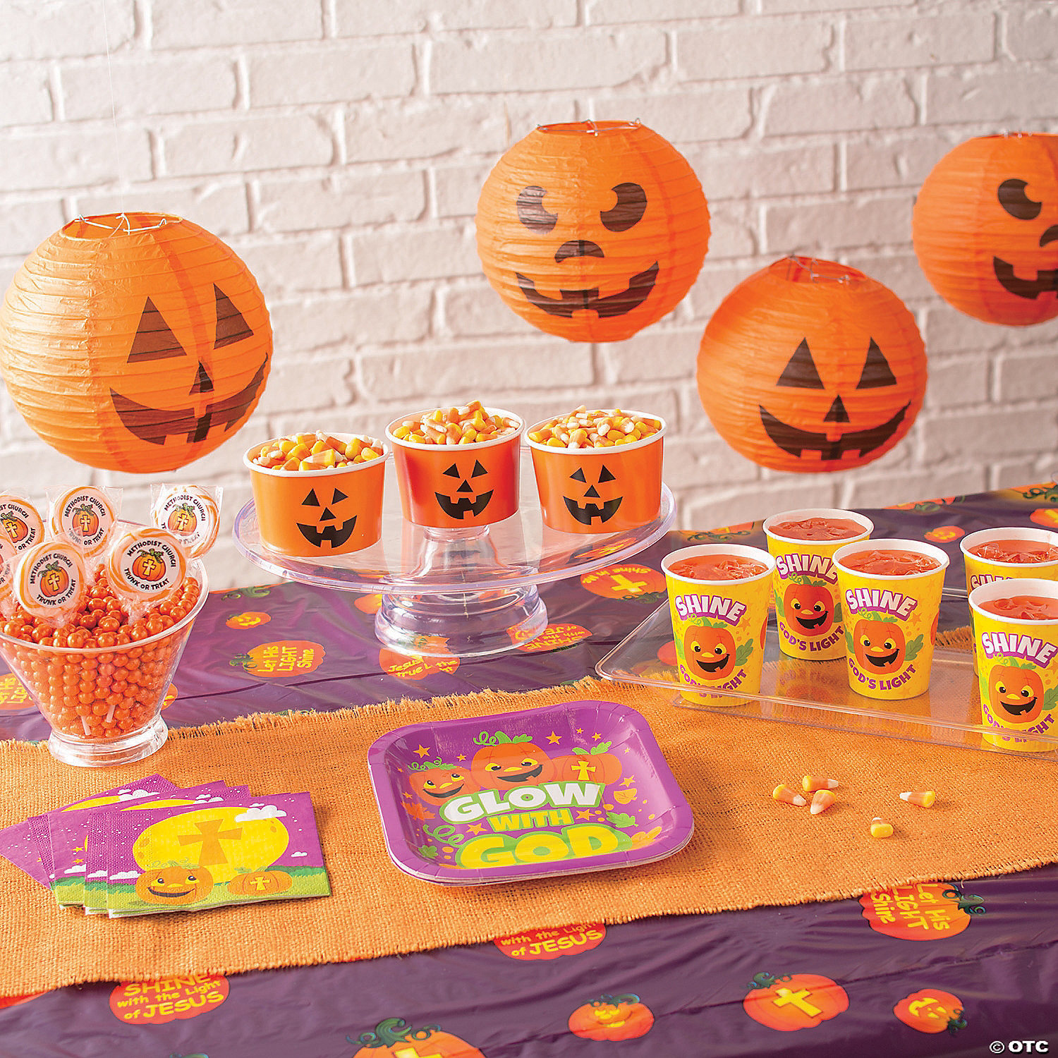 Buy new 10" JackO’Lantern Hanging Paper Lantern Halloween Decorations