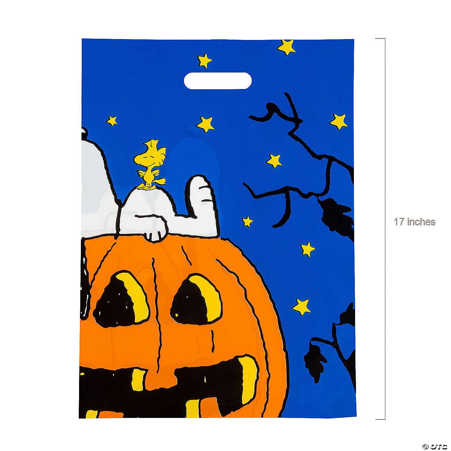11 3/4" x 17" Peanuts® Halloween Trick-Or-Treat Plastic Goody Bags - 50 Pc. 4 11 3/4" x 17" Peanuts® Halloween Trick-Or-Treat Plastic Goody Bags - 50 Pc. - Image 2