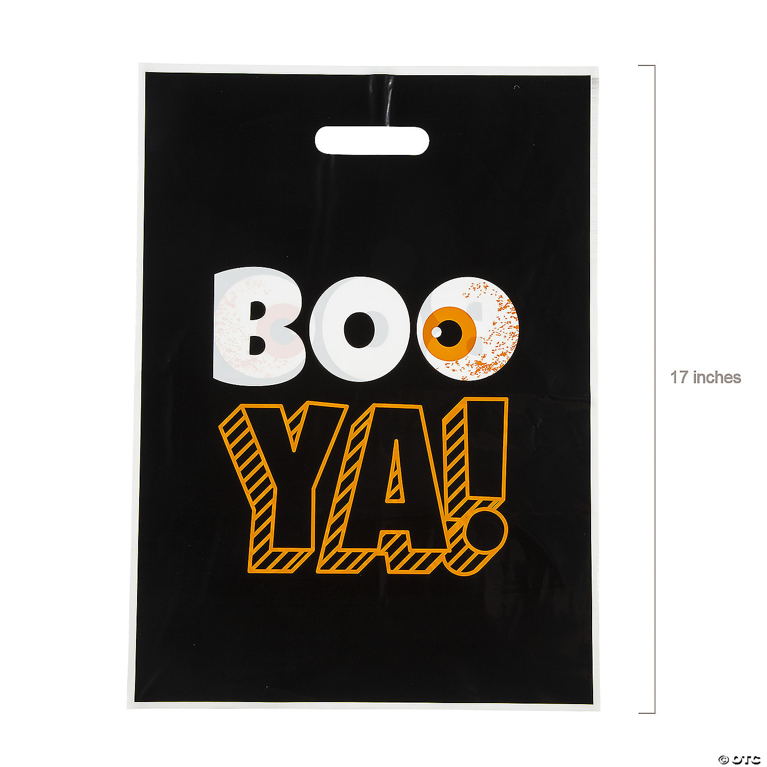 12-1/2" x 17" Halloween Funny Sayings Trick-or-Treat Plastic Goody Bags - 50 Pc. 4 12-1/2" x 17" Halloween Funny Sayings Trick-or-Treat Plastic Goody Bags - 50 Pc. - Image 2