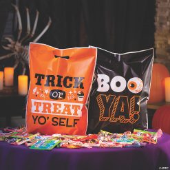 12-1/2" x 17" Halloween Funny Sayings Trick-or-Treat Plastic Goody Bags - 50 Pc. 8 12-1/2" x 17" Halloween Funny Sayings Trick-or-Treat Plastic Goody Bags - 50 Pc. -Halloween Costumes Halloween Party Supplies🎃 Sales 12 1 2 x 17 halloween funny sayings trick or treat plastic goody bags 50 pc 13810930 a02