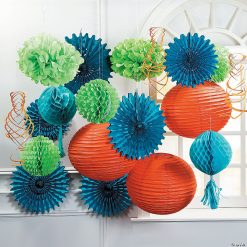 12" Solid Color Paper Lanterns - 6 Pc. 7 12" Solid Color Paper Lanterns - 6 Pc. -Halloween Costumes Halloween Party Supplies🎃 Sales 12 orange hanging paper lanterns 6 pc 3 8962 a02