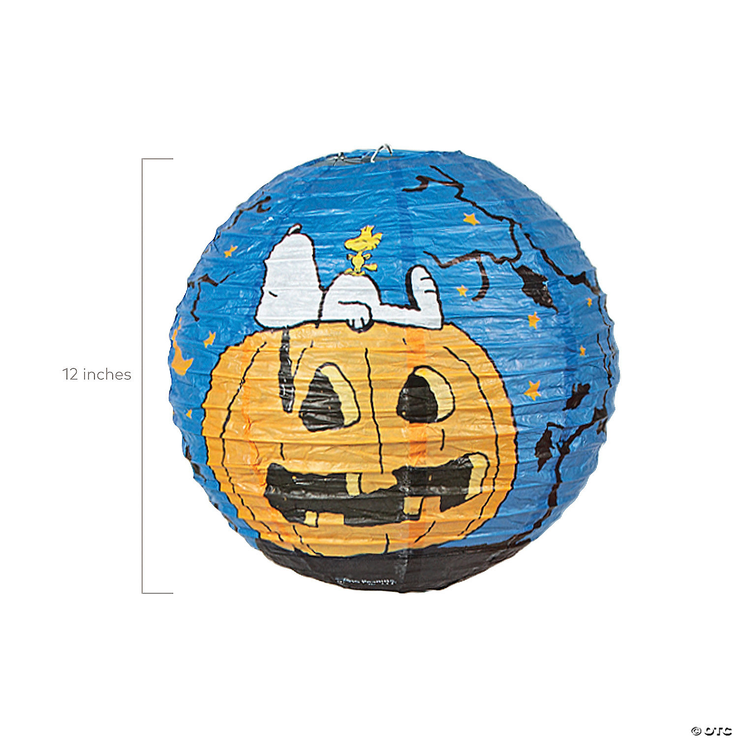 12" Peanuts® Halloween Hanging Paper Lanterns - 6 Pc. 4 12" Peanuts® Halloween Hanging Paper Lanterns - 6 Pc. - Image 2