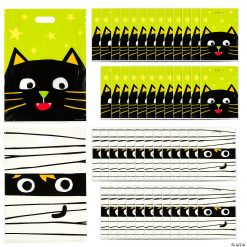 12" x 17" Large Plastic Ghoul Gang Goody Bags - 50 Pc.