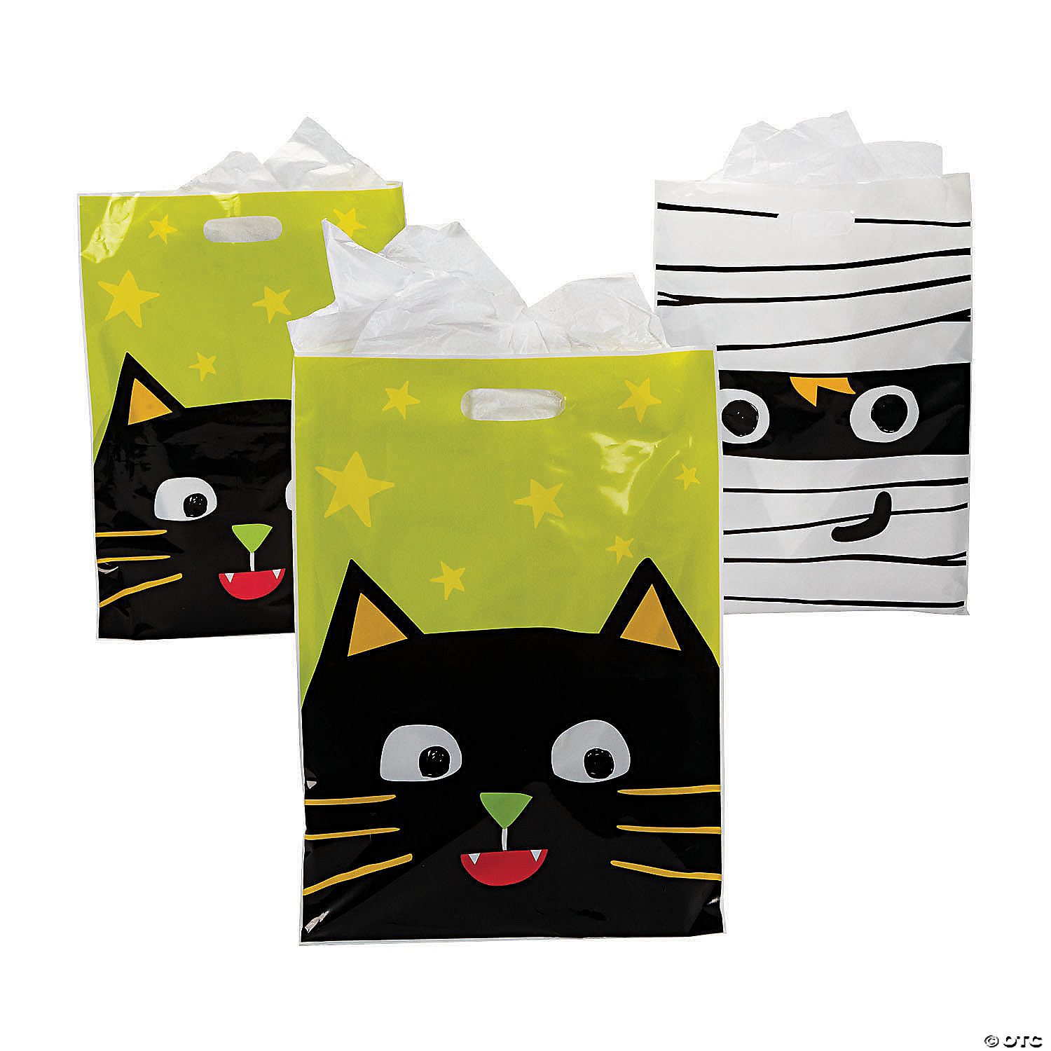 12" x 17" Large Plastic Ghoul Gang Goody Bags - 50 Pc. 5 12" x 17" Large Plastic Ghoul Gang Goody Bags - 50 Pc. - Image 3