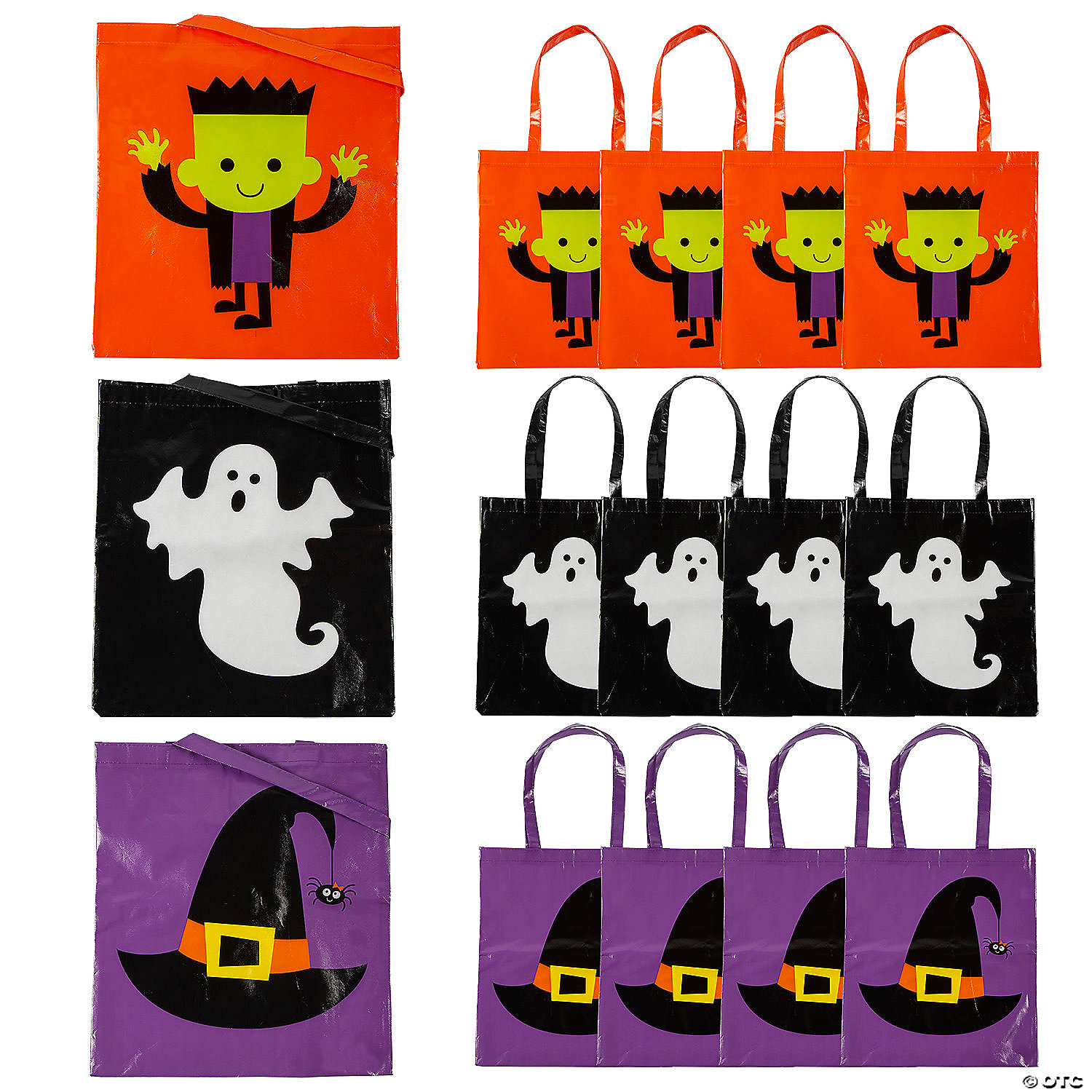 15" x 17" Large Halloween Character Nonwoven Polyester Tote Bags - 12 Pc. 3 15" x 17" Large Halloween Character Nonwoven Polyester Tote Bags - 12 Pc.