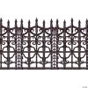 30' Creepy Fence Border Plastic Backdrop 1 30' Creepy Fence Border Plastic Backdrop -Halloween Costumes Halloween Party Supplies🎃 Sales 30 creepy fence border plastic backdropbg00908