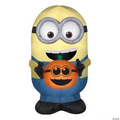 36" Inflatable Despicable Me Minion Dave Halloween Decoration