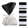 Metallic Banded Cellophane Bags - 12 Pc. 2 Metallic Banded Cellophane Bags - 12 Pc. -Halloween Costumes Halloween Party Supplies🎃 Sales 5 x 2 1 2 x 11 black banded cellophane bags 12 pc 13808284