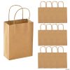 6 1/2" x 9" Medium Kraft Paper Gift Bags - 12 Pc. -Halloween Costumes Halloween Party Supplies🎃 Sales 6 1 2 x 9 medium kraft paper gift bags 12 pc 48 317