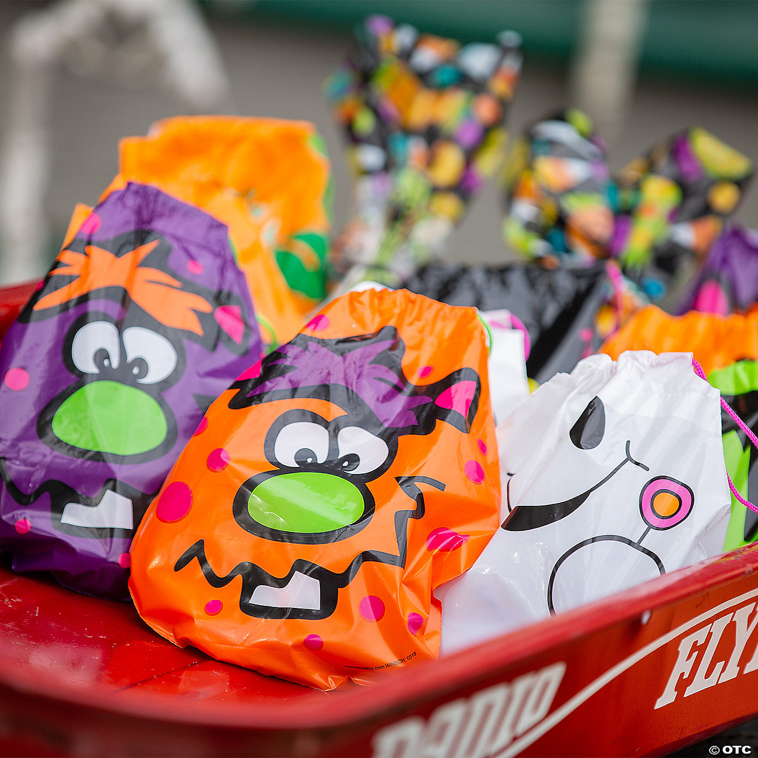 7 1/4" x 8 1/2" Halloween Drawstring Goody Bags - 72 Pc. 5 7 1/4" x 8 1/2" Halloween Drawstring Goody Bags - 72 Pc. - Image 3