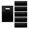 Solid Color Plastic Goody Bags - 50 Pc. 2 Solid Color Plastic Goody Bags - 50 Pc. -Halloween Costumes Halloween Party Supplies🎃 Sales 8 1 2 x 12 plastic black goody bags 50 pc 70 914