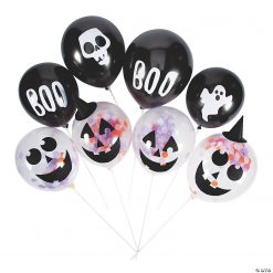 Basic Boo Confetti 11" Latex Balloon Kit