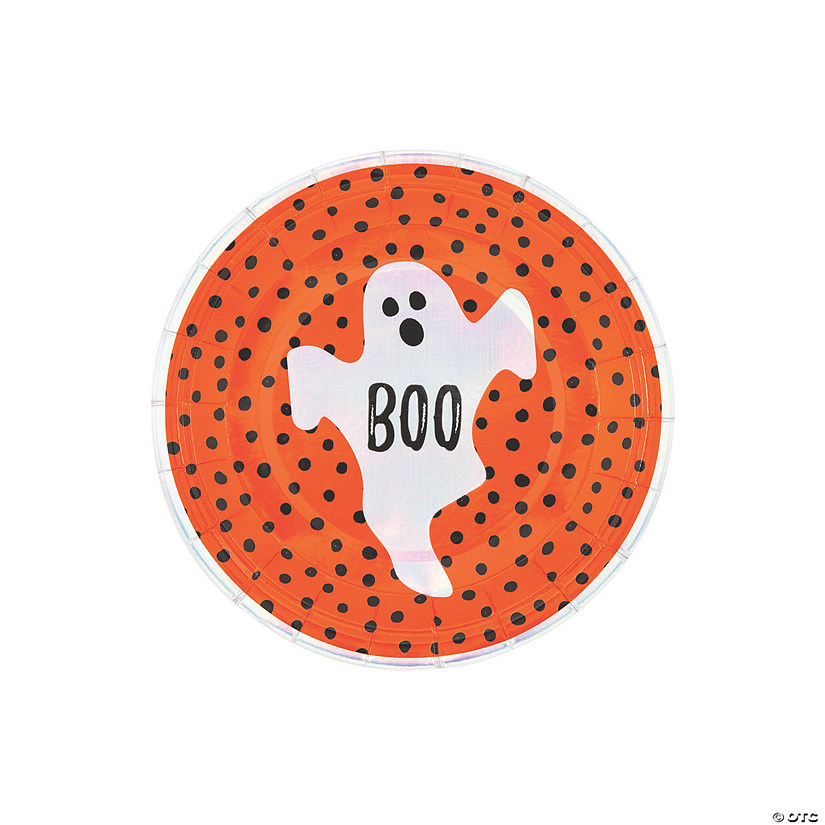 Basic Boo Paper Dessert Plates - 8 Ct. 3 Basic Boo Paper Dessert Plates - 8 Ct.