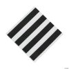 Black & White Striped Luncheon Napkins 1 Black & White Striped Luncheon Napkins -Halloween Costumes Halloween Party Supplies🎃 Sales black and white striped luncheon napkins13737955