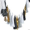 Black & White Tassel Garland -Halloween Costumes Halloween Party Supplies🎃 Sales black and white tassel garland13668823