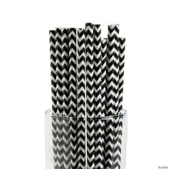 Chevron Paper Straws - 24 Pc.