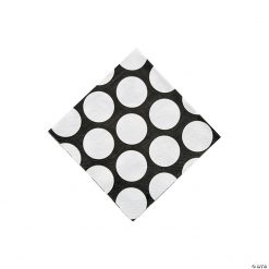 Large Polka Dot Beverage Napkins