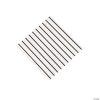 Black Metallic Stripe Beverage Napkins - 32 Pc. -Halloween Costumes Halloween Party Supplies🎃 Sales black metallic stripe beverage napkins 32 pc 13846371
