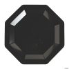 Black Octagon Plastic Dinner Plates - 8 Ct. -Halloween Costumes Halloween Party Supplies🎃 Sales black octagon plastic dinner plates 8 ct 13912574