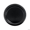 Round Paper Dinner Plates - 24 Ct. -Halloween Costumes Halloween Party Supplies🎃 Sales black paper dinner plates 24 ct 70 1077