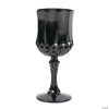 Patterned Plastic Wine Glasses - 12 Ct. 2 Patterned Plastic Wine Glasses - 12 Ct. -Halloween Costumes Halloween Party Supplies🎃 Sales black patterned plastic wine glasses 12 ct 13697905