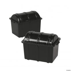 Black Pirate Chests - 12 Pc.