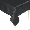 Rectangle Polyester Tablecloths - 54" x 126" -Halloween Costumes Halloween Party Supplies🎃 Sales black rectangle polyester tablecloths 54 x 12613866953