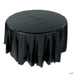 Round Plastic Tablecloth
