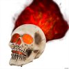 Blazing 10" Skull Decoration 2 Blazing 10" Skull Decoration -Halloween Costumes Halloween Party Supplies🎃 Sales blazing 10 skull decorationss227546g