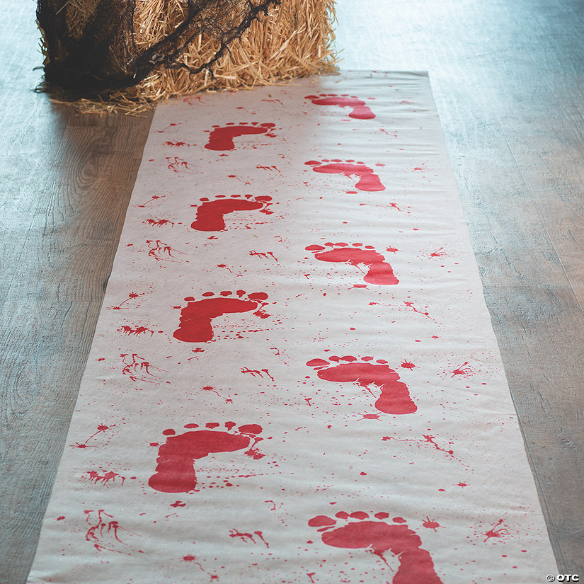 Bloody Footprint Aisle Runner 3 Bloody Footprint Aisle Runner