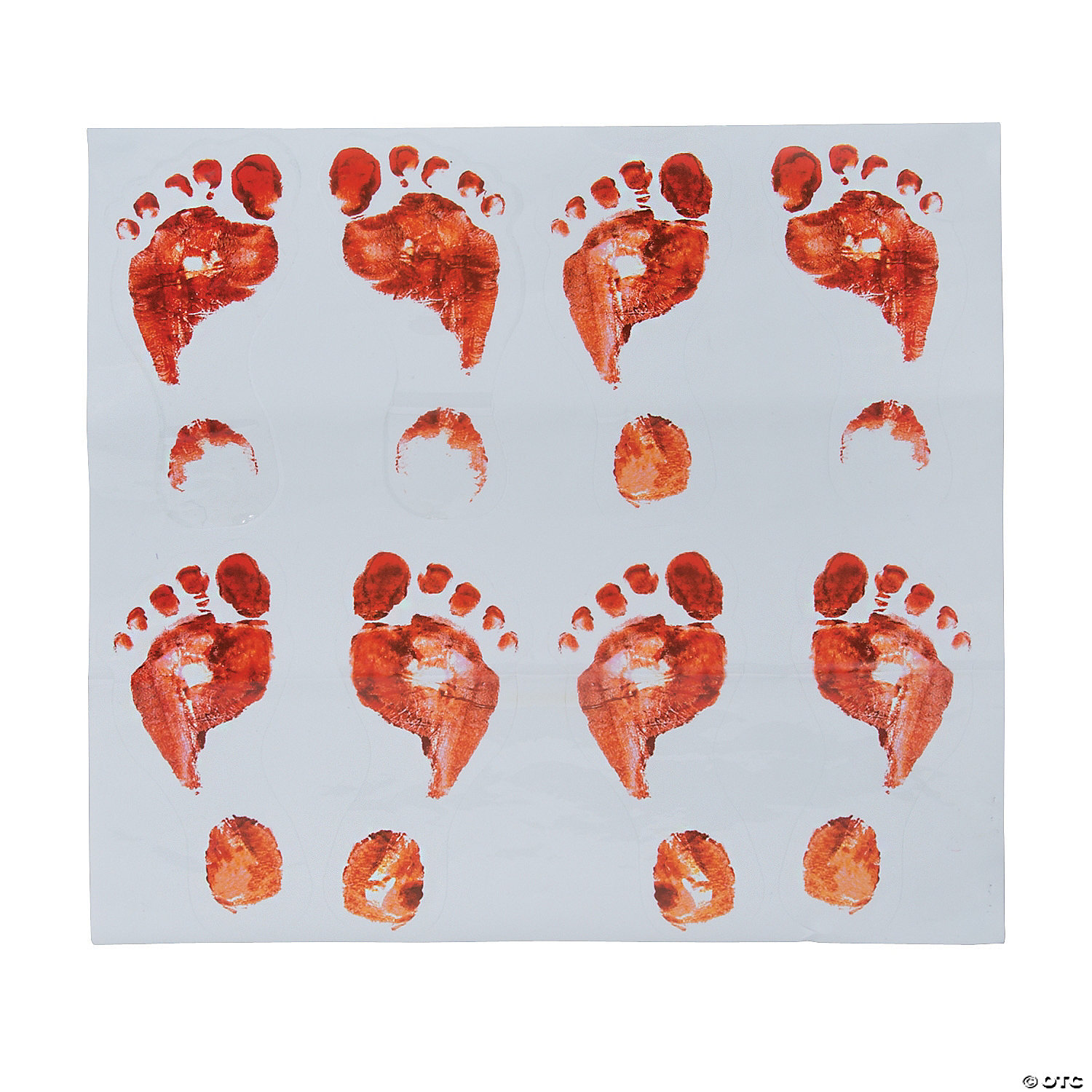 Bloody Footprints Halloween Floor Decals - 2 Pc. 4 Bloody Footprints Halloween Floor Decals - 2 Pc. - Image 2