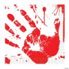 Bloody Handprint Napkins 2 Bloody Handprint Napkins -Halloween Costumes Halloween Party Supplies🎃 Sales bloody handprint napkinsbg08103