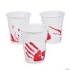 Bloody Handprint Plastic Tumblers - 50 Ct. 1 Bloody Handprint Plastic Tumblers - 50 Ct. -Halloween Costumes Halloween Party Supplies🎃 Sales bloody handprint plastic tumblers 50 ct 13655763