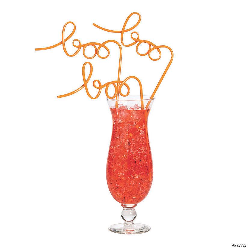 Boo Silly Straws - 6 Pc. 3 Boo Silly Straws - 6 Pc.