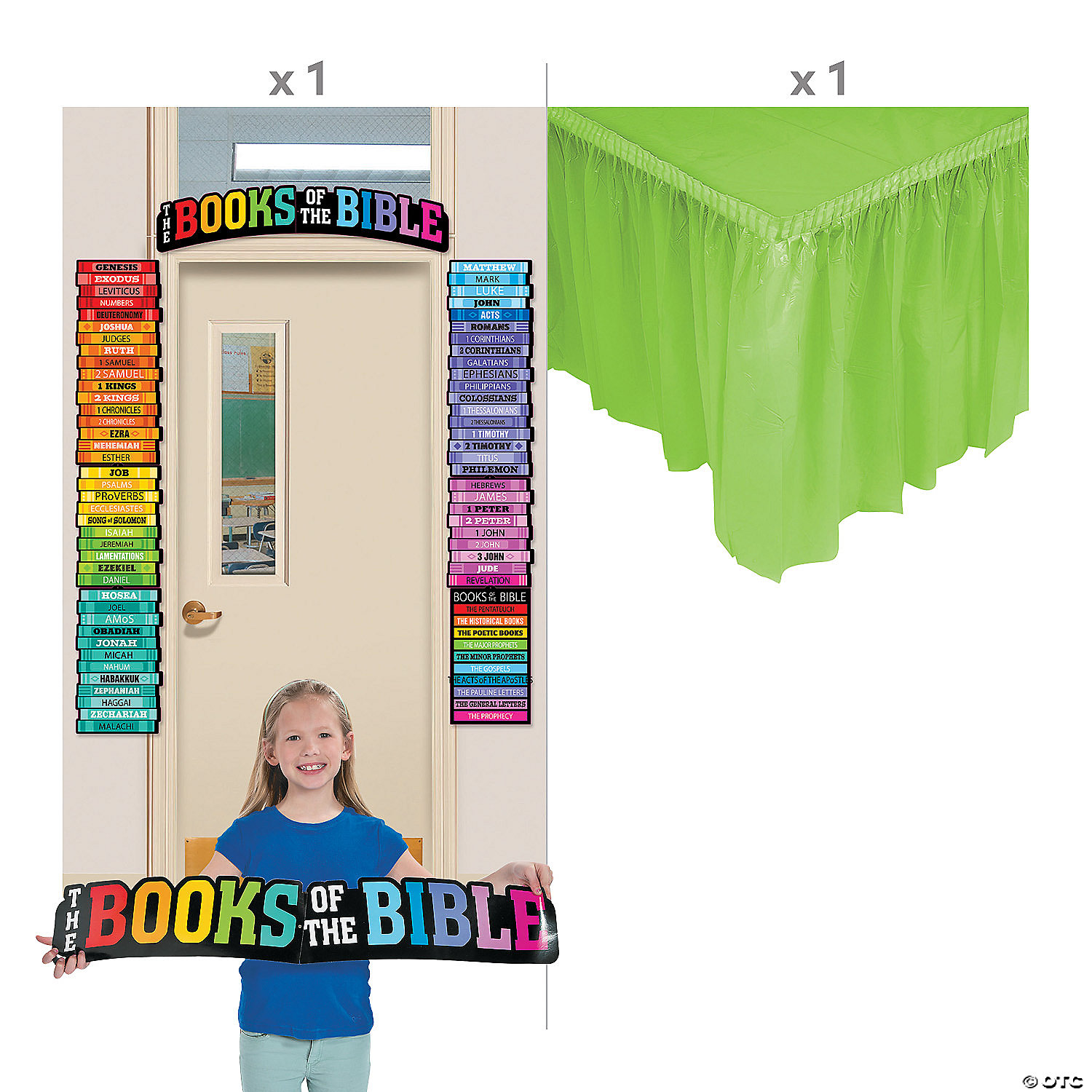 Books of the Bible Trunk-or-Treat Decorating Kit - 2 Pc. 4 Books of the Bible Trunk-or-Treat Decorating Kit - 2 Pc. - Image 2