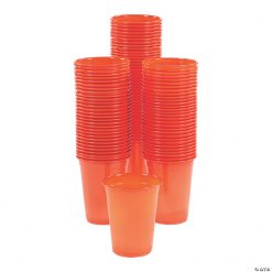 Bulk Solid Color Plastic Cups - 100 Ct.