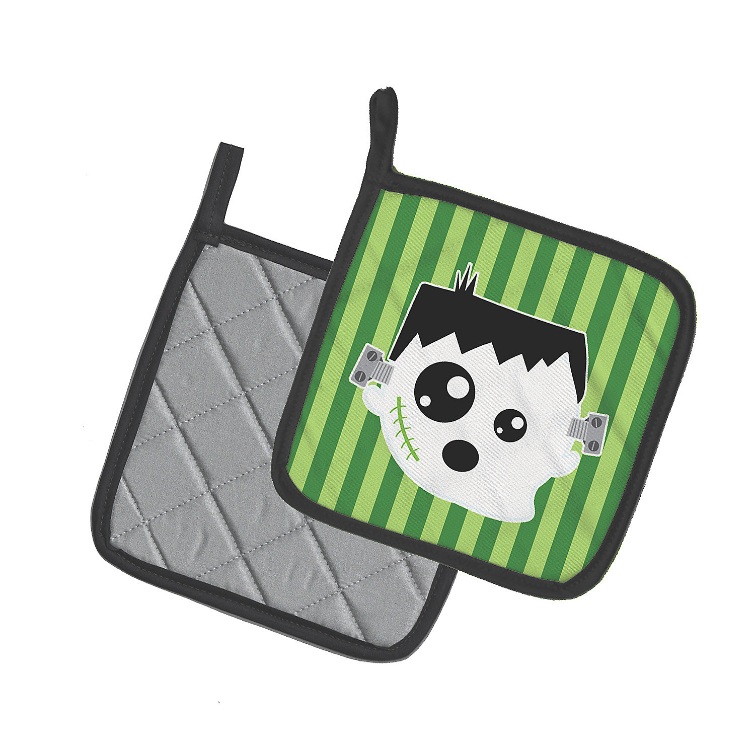 Caroline's Treasures, Halloween, Halloween Ghost Frankenstein Pair of Pot Holders, 7.5 x 7.5, 4 Caroline's Treasures, Halloween, Halloween Ghost Frankenstein Pair of Pot Holders, 7.5 x 7.5, - Image 2