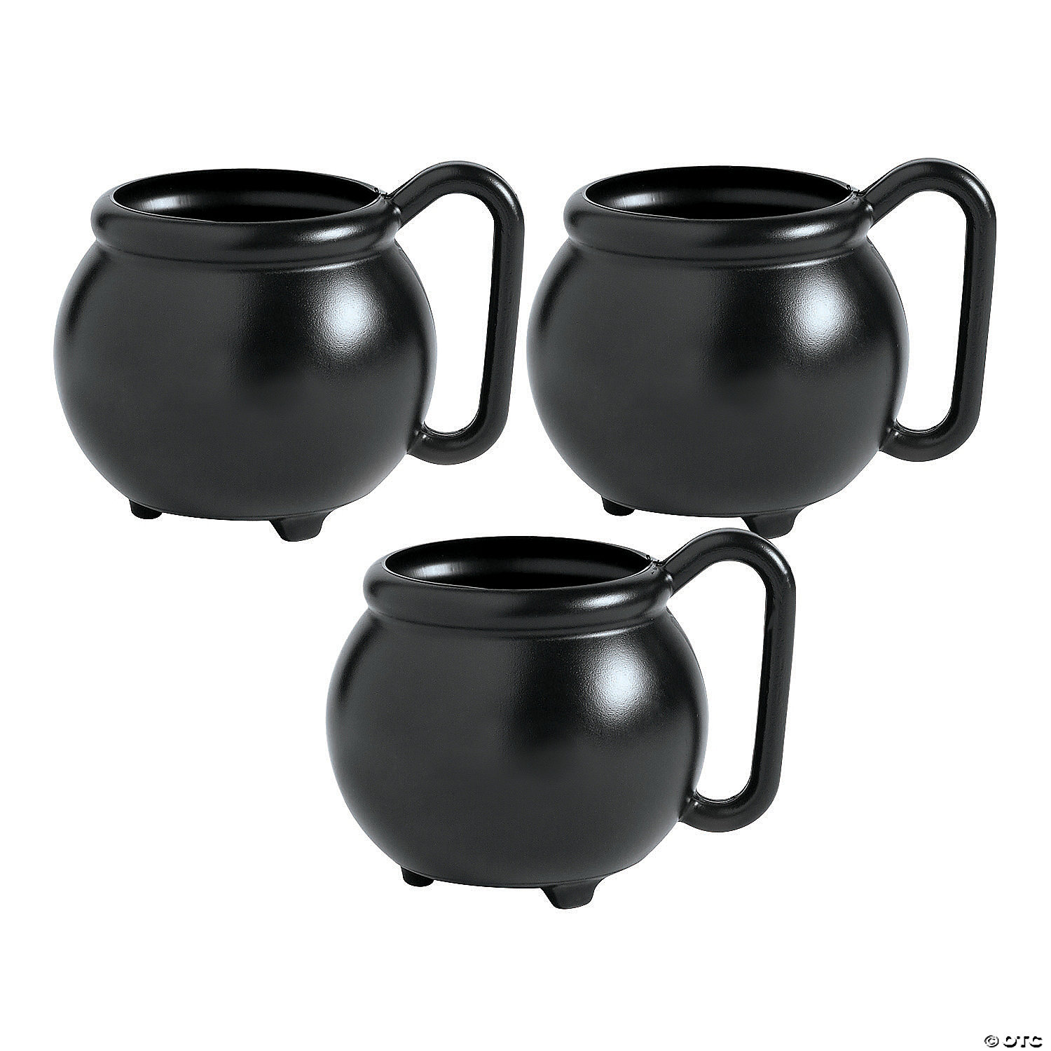 Cauldron Plastic Mugs - 12 Ct. 3 Cauldron Plastic Mugs - 12 Ct.