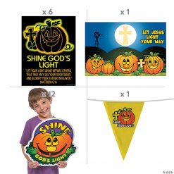 Christian Pumpkin Classroom Decorating Kit - 20 Pc. -Halloween Costumes Halloween Party Supplies🎃 Sales christian pumpkin classroom decorating kit 20 pc 13983027 a01
