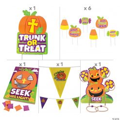 Church Trunk-or-Treat Decorating & Games Kit - 25 Pc. -Halloween Costumes Halloween Party Supplies🎃 Sales church trunk or treat decorating and games kit 25 pc 13983022 a01