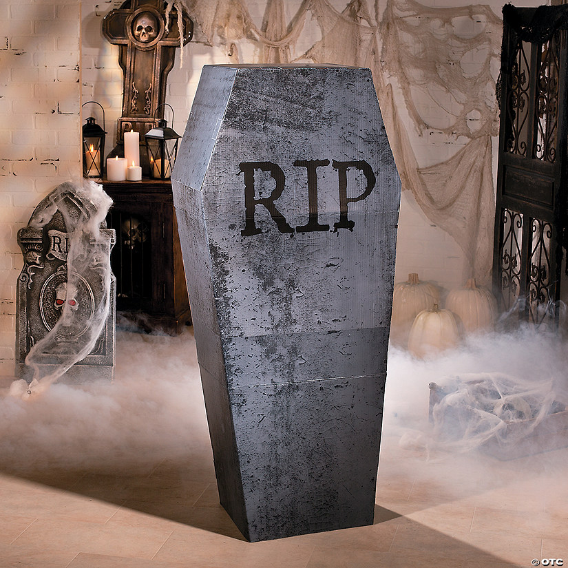 Coffin Cardboard Stand-Up Halloween Decoration 3 Coffin Cardboard Stand-Up Halloween Decoration