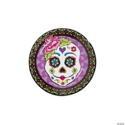 Day of the Dead Paper Dessert Plates - 8 Ct.