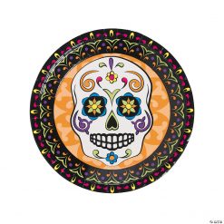 Day of the Dead Paper Dinner Plates - 8 Ct.