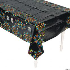 Day of the Dead Plastic Tablecloth