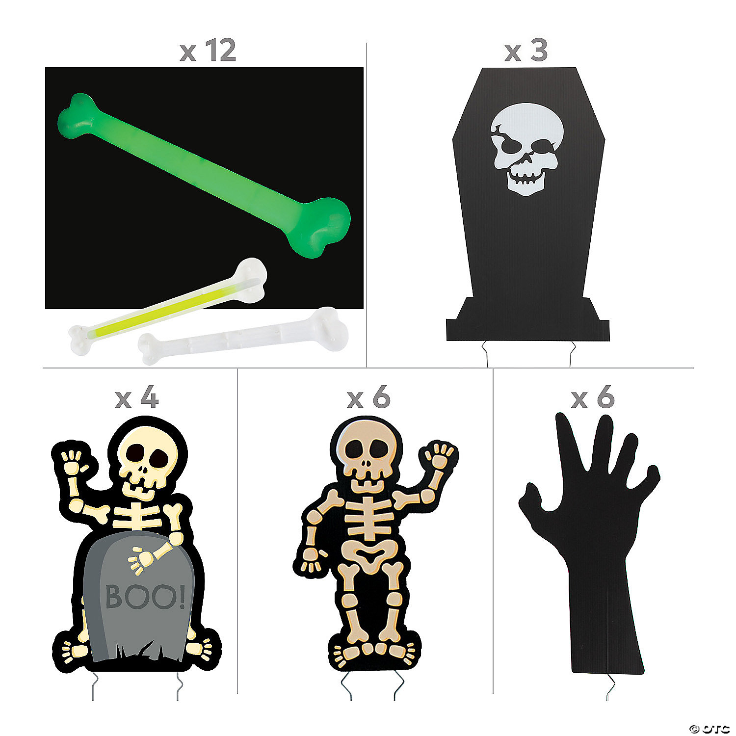 Deluxe Zombie Graveyard Decorating Kit - 31 Pc. 4 Deluxe Zombie Graveyard Decorating Kit - 31 Pc. - Image 2