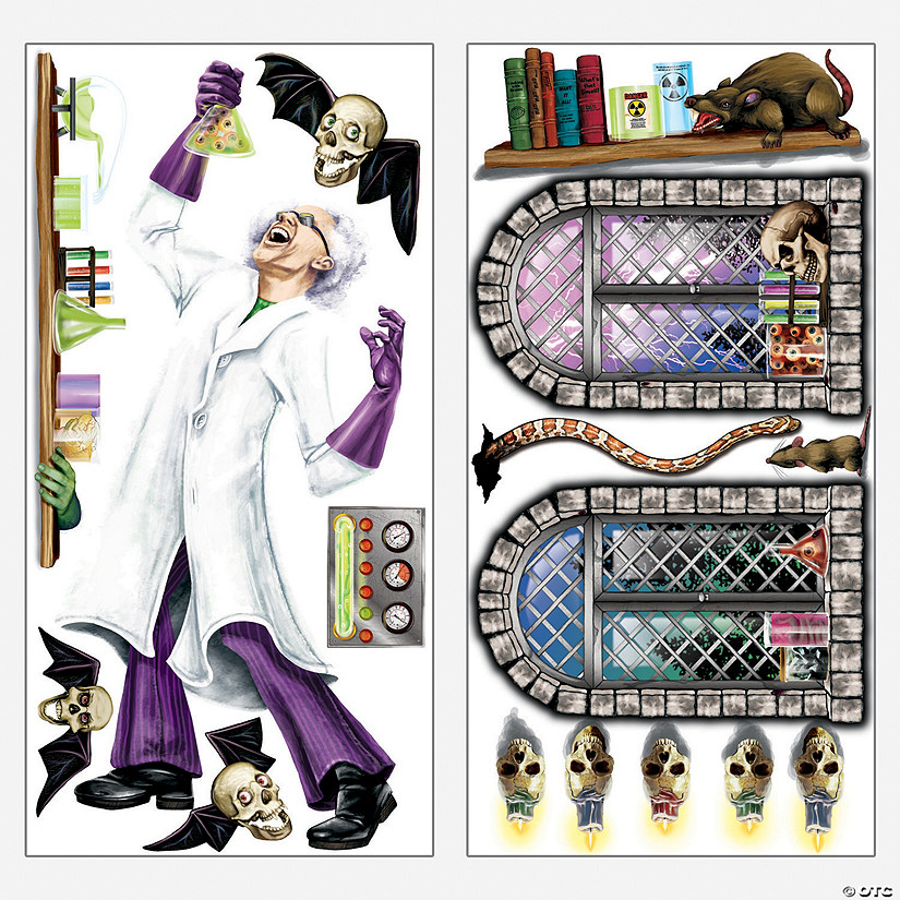 Design-A-Room Mad Scientist Backdrop Set - 2 Pc. 3 Design-A-Room Mad Scientist Backdrop Set - 2 Pc.