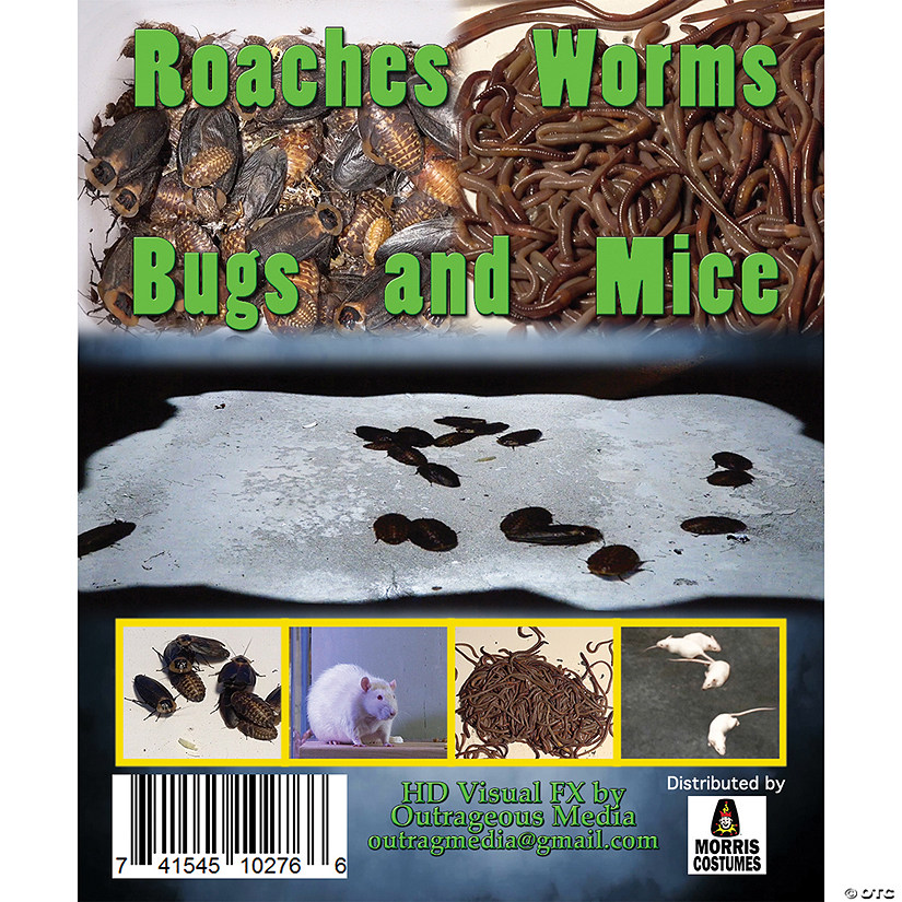 Digital Decor Usb Roaches,Worms, Bugs 3 Digital Decor Usb Roaches,Worms, Bugs