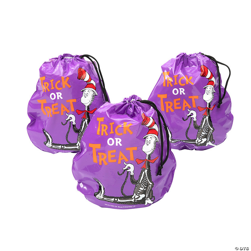 Dr. Seuss™ Halloween Drawstring Goody Bags - 72 Pc. 3 Dr. Seuss™ Halloween Drawstring Goody Bags - 72 Pc.