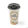 Fall Blessings Autumn Wreath Insulated Paper Coffee Cups with Lids - 12 Pc. -Halloween Costumes Halloween Party Supplies🎃 Sales fall blessings autumn wreath insulated paper coffee cups with lids 12 pc 14115056
