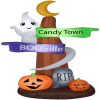 Gemmy Airblown–Ghost Wrapped Around Sign Post Scene 8 ft Tall Purple 2 Gemmy Airblown–Ghost Wrapped Around Sign Post Scene 8 ft Tall Purple -Halloween Costumes Halloween Party Supplies🎃 Sales gemmy airblown ghost wrapped around sign post scene 8 ft tall purple14240470NOWA